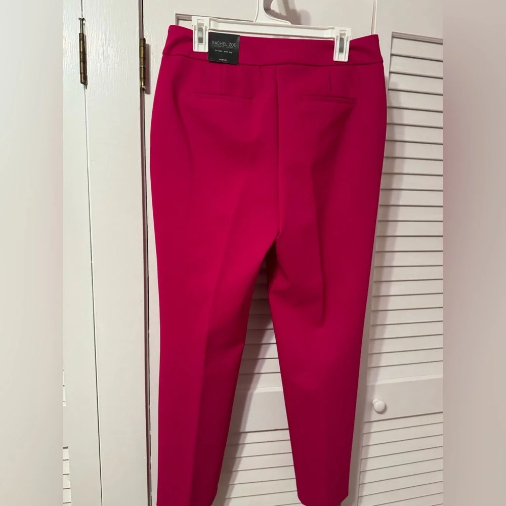 Rachel Zoe Fuchsia Straight Leg Pants - Picture 2 of 3